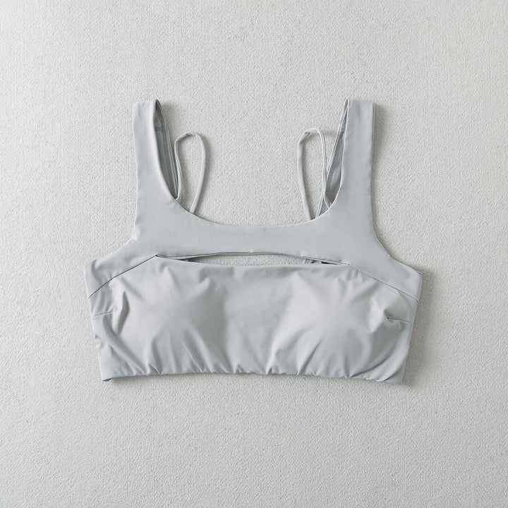 Dame Sport-Bustier med justerbare stropper og elegant rygparti Stilla