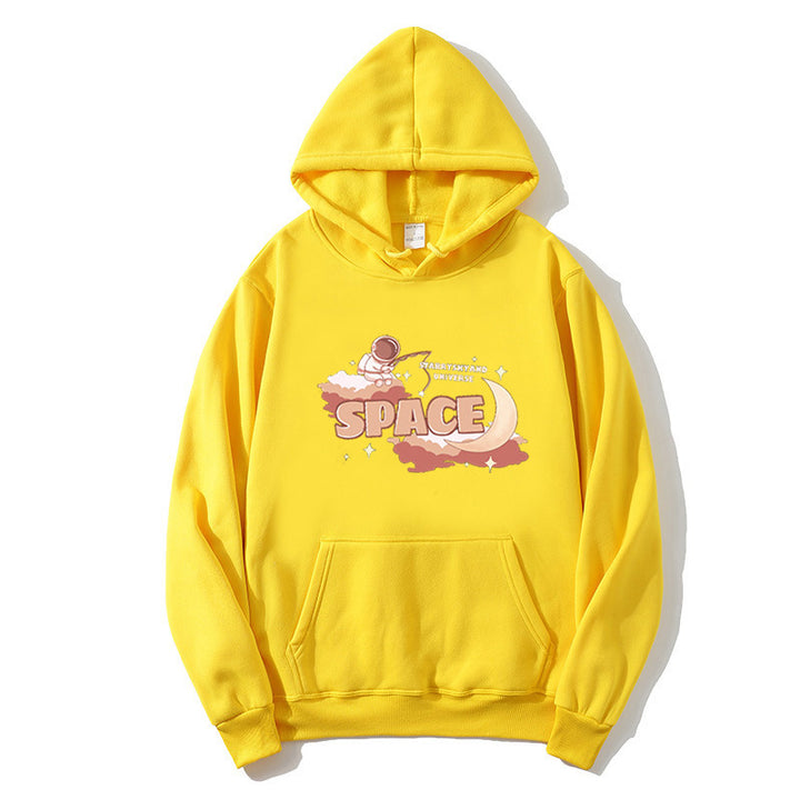 Kvinders hoodie med kreativ rumdesign Skovae