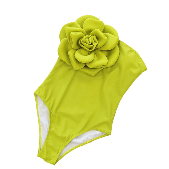 Dame Én-delt Badedragt med iøjnefaldende Rosen design og justerbare stropper Stilla