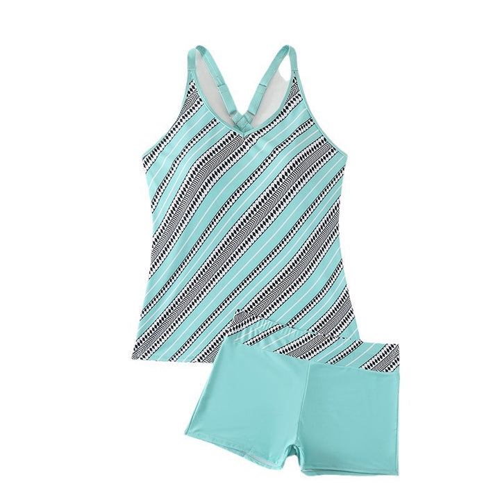 Dame Sports tankini og shorts sæt Skovae