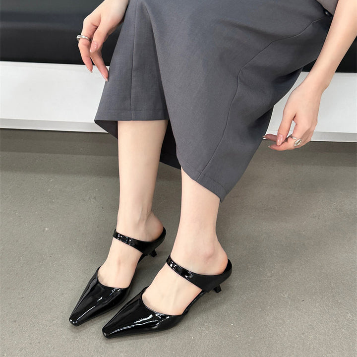 Dame Sling-Pumps med moderne spids design og elegant hælhøjde Stilla