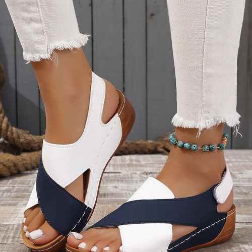 Dame Komfortable Tåsplit Sandaler Stilla