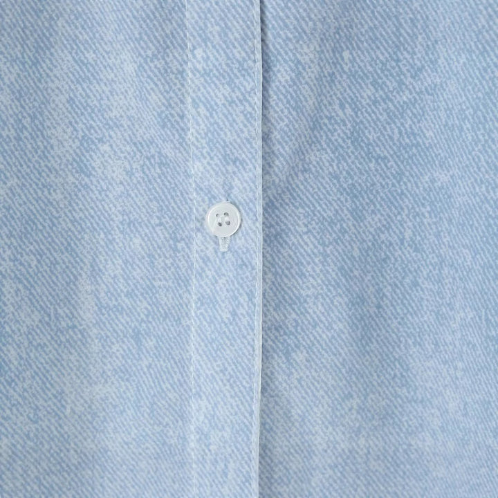 Dame Elegant Bluse med Lys Gradient Stilla