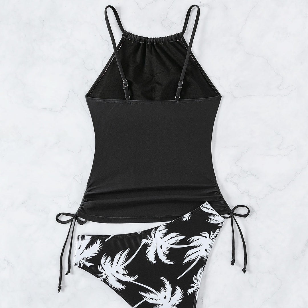 Dame Tankini med elegant palmetema Skovae