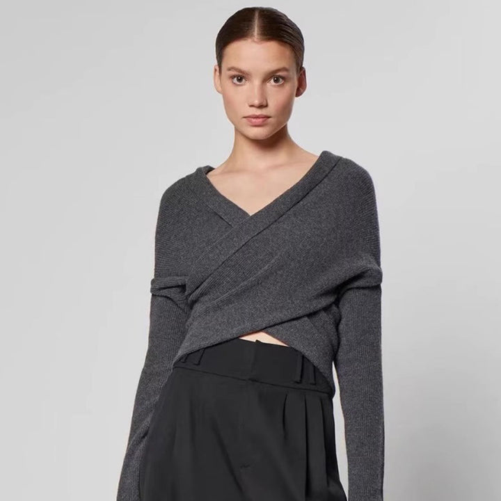 Kvinder Oversized Wrap Sweater Stilla