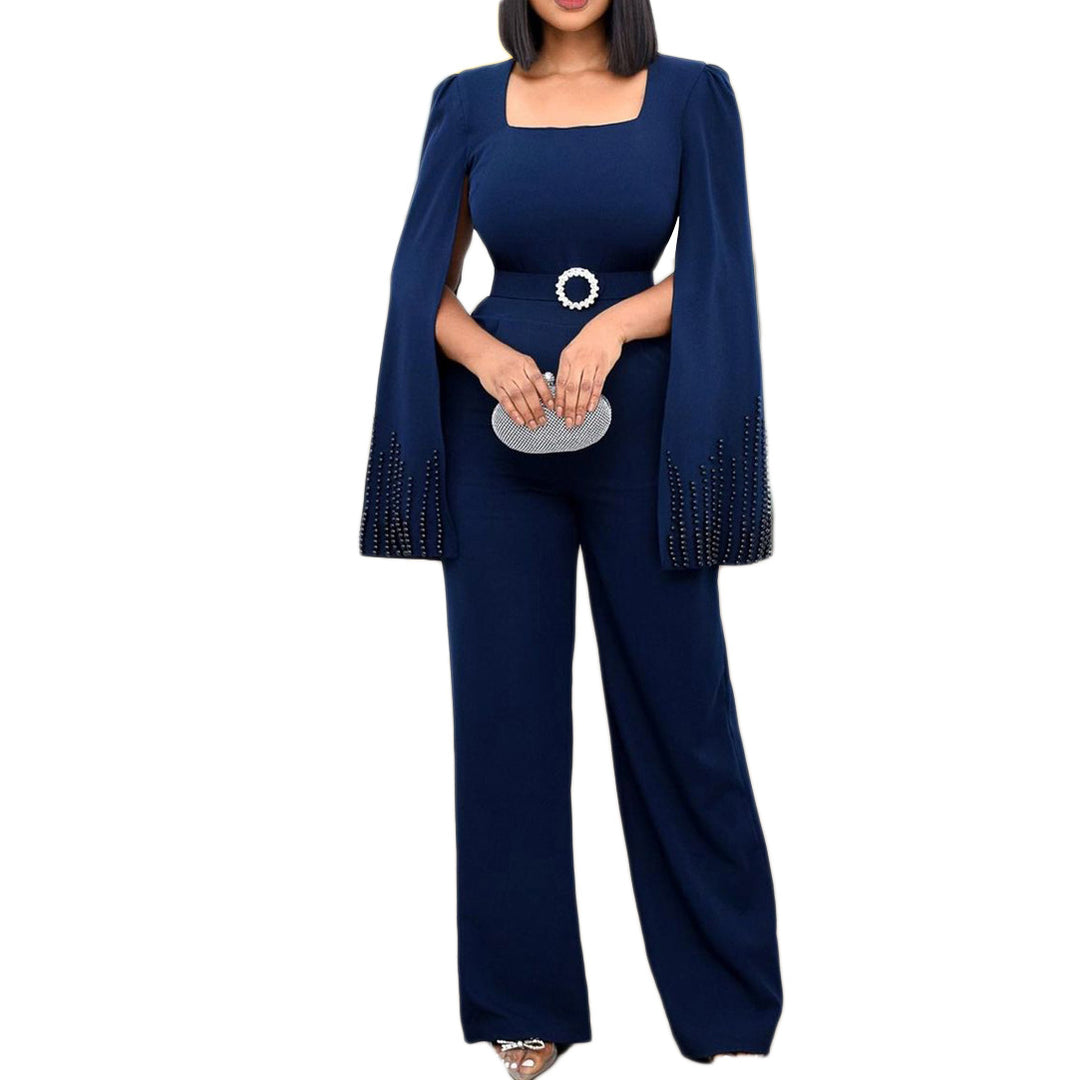 Dame Elegant Bodysuit med vidde ben og glitrende detaljer Stilla