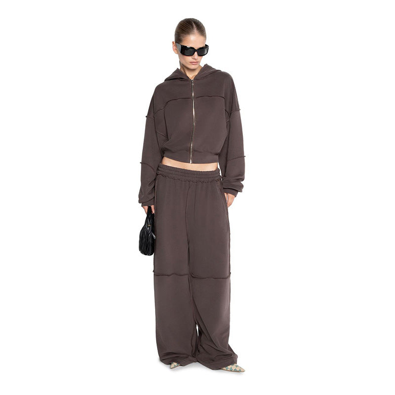 Dame Sporty two-piece with hood and loose fit Stilla