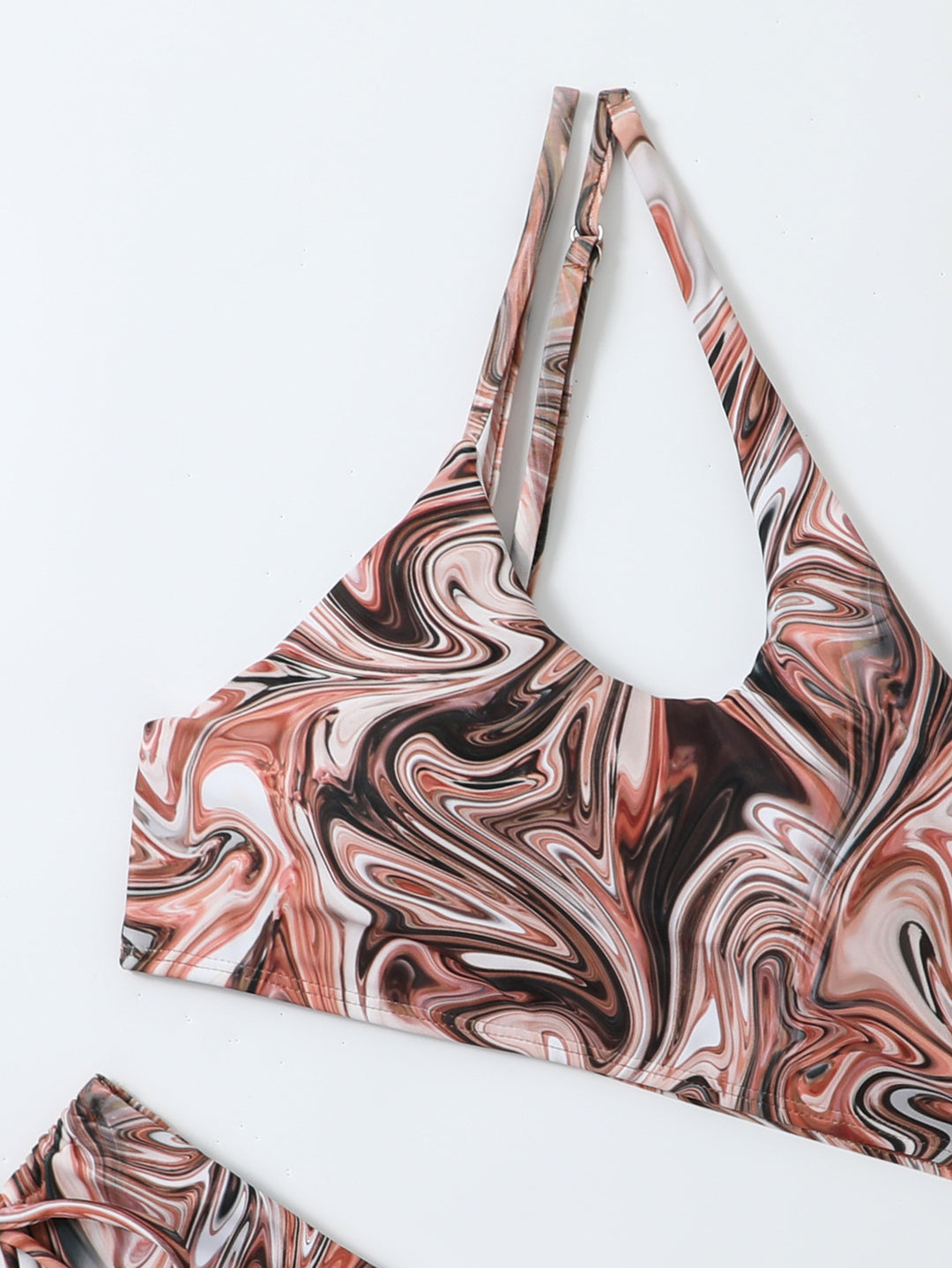 Dame Asymmetrisk Design Bikini Sæt Stilla