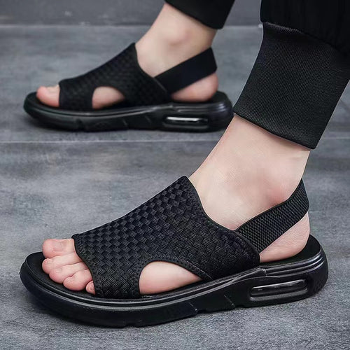 Dame Sporty Fritids-sandaler med luftig mesh-overflade og dæmpende sål Stilla