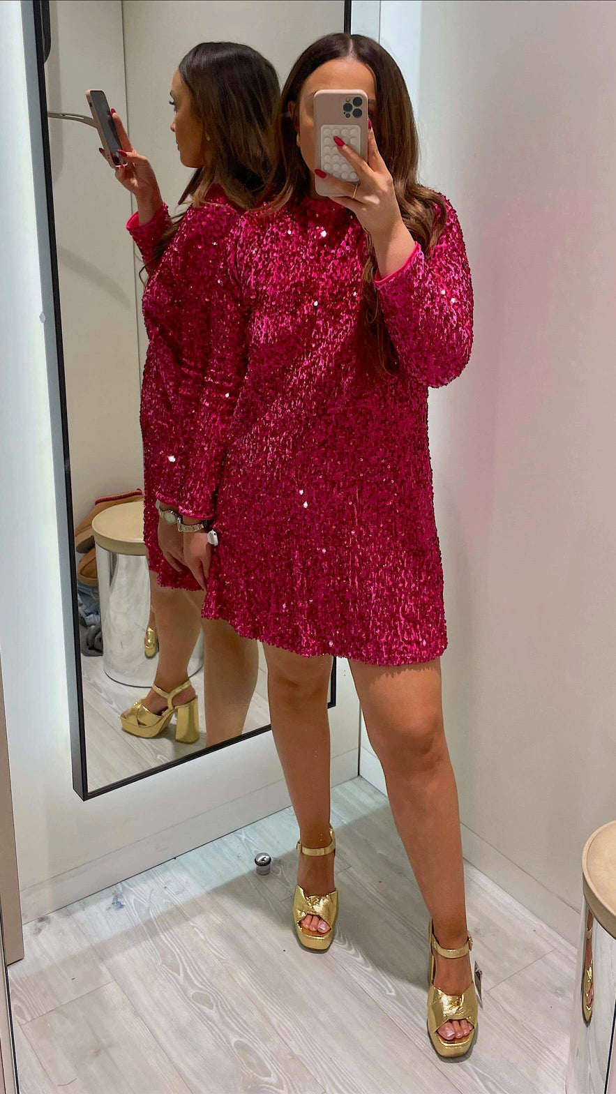 Stilla | Elegant Kjole Med Pailletter