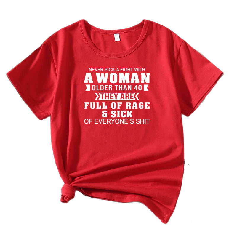 Kvinder Komisk Udtalelse T-Shirt Stilla