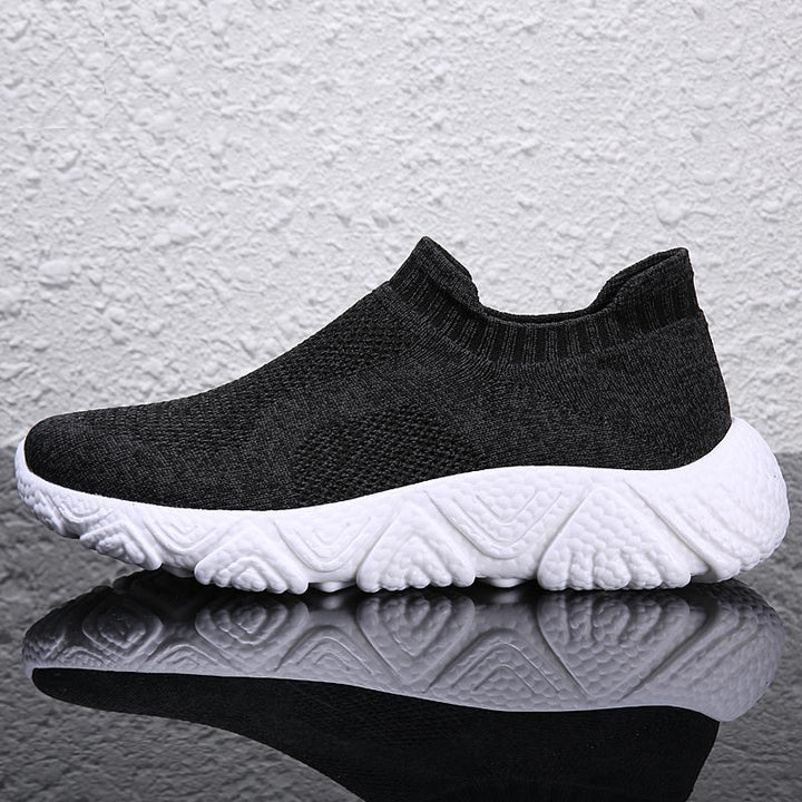 Unisex nan Slip-on Citywalker med elastisk mesh-overdel og skulptureret bølgesål Skovae
