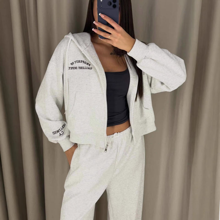 Dame fashionable sweat suit sæt med høj bærekomfort og afslappet pasform Stilla