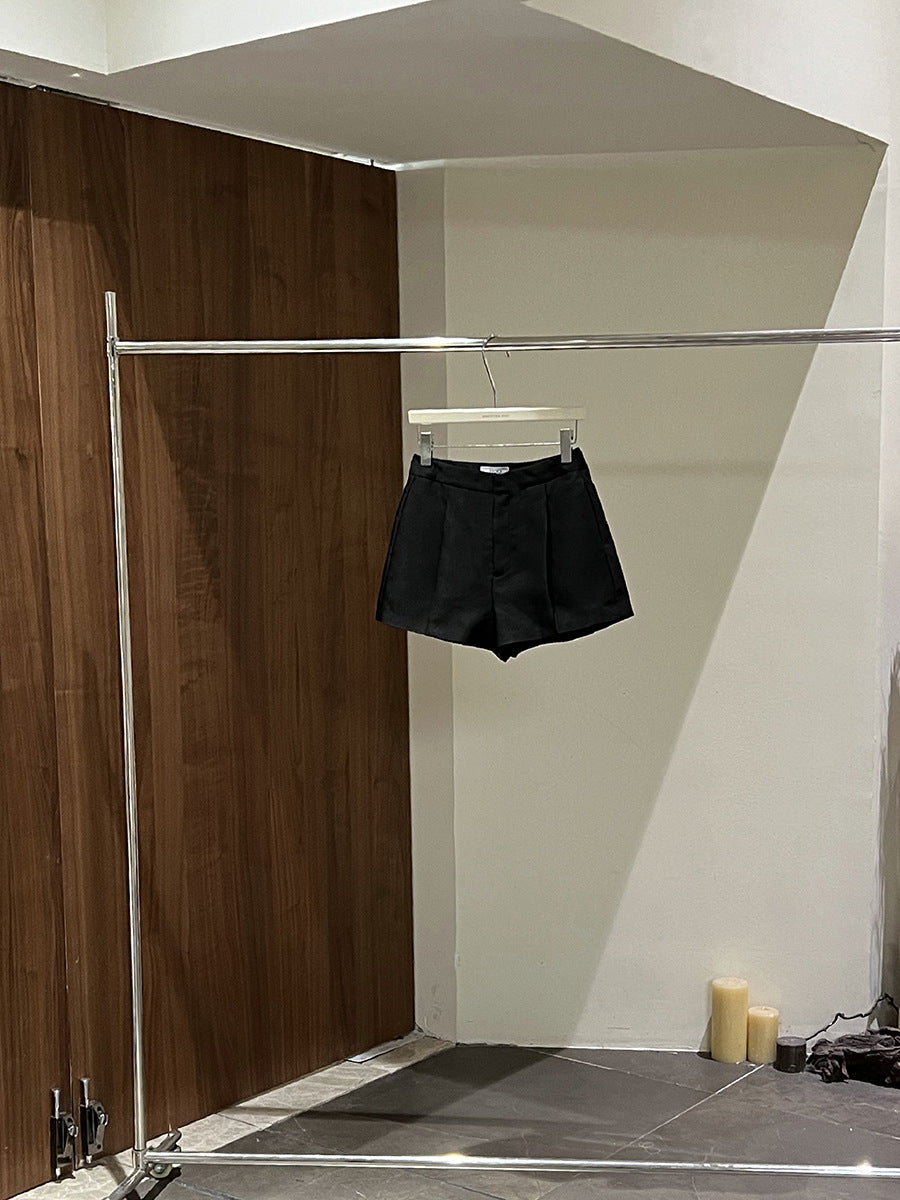 Dame Elegante High-Waist Shorts i høj kvalitet twill stof Stilla