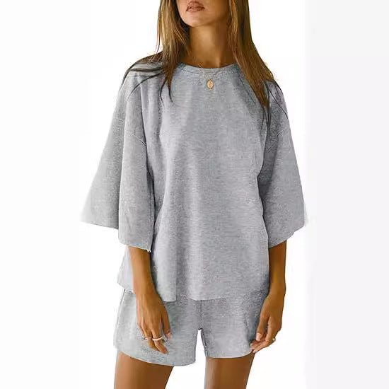 Dame fritidsoverdel og shorts-sæt Stilla