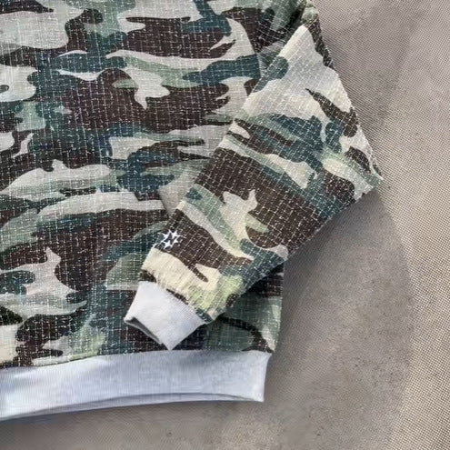 Kvinders hættejakke med camoufleret foer indeni Stilla