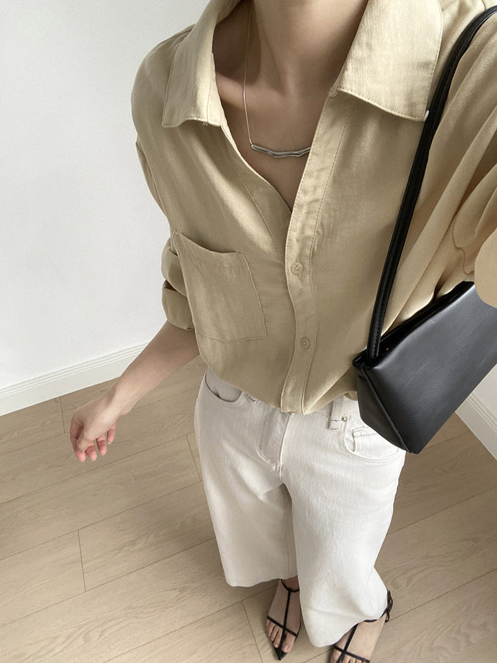 Dame Løs Skjorte med Oversized Pasform Stilla