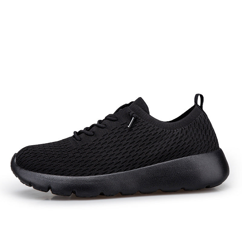 Unisex nan let vægtstrikket slip-on med konturkomfortfodseng og stødabsorberende bølgeløbssål Skovae