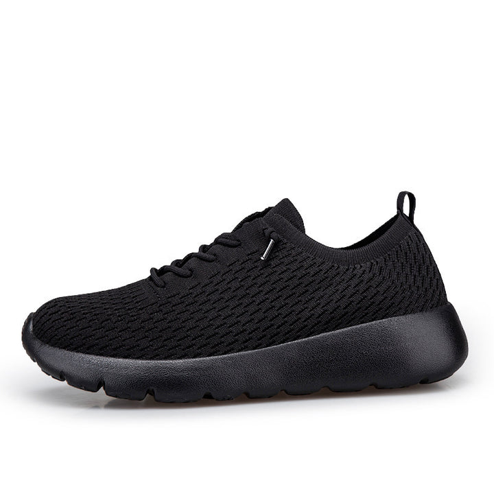 Unisex nan let vægtstrikket slip-on med konturkomfortfodseng og stødabsorberende bølgeløbssål Skovae