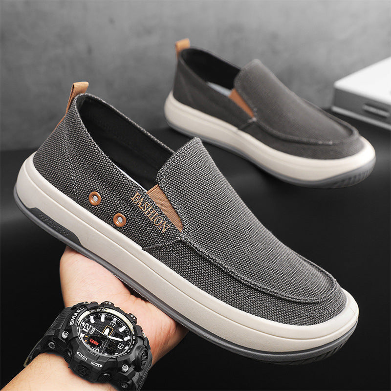 Dame Casual Slip-On Sneakers med åndbart tekstilovermateriale Stilla
