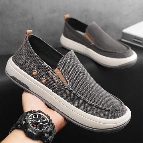 Dame Casual Slip-On Sneakers med åndbart tekstilovermateriale Stilla
