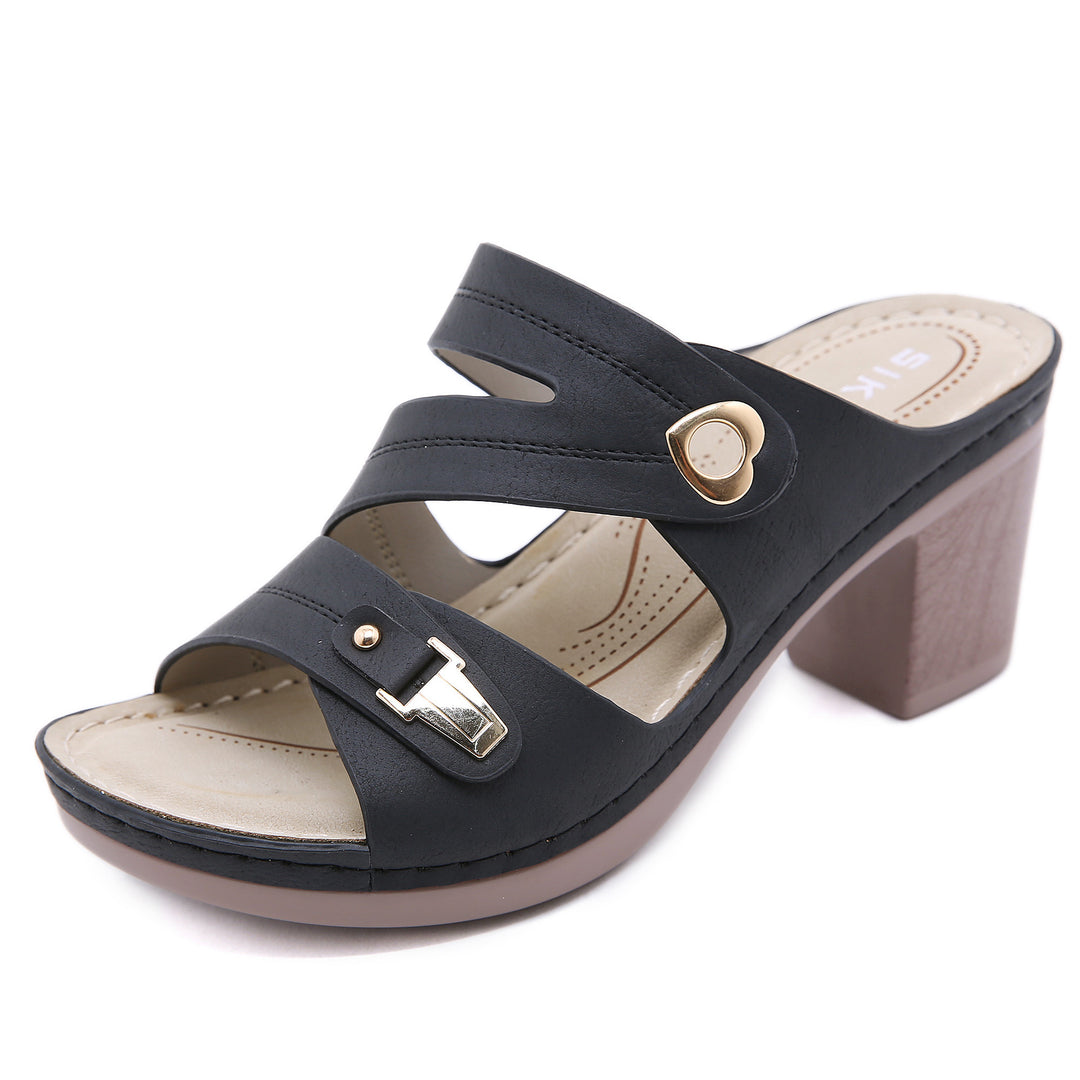 Dame Komfortable Sandaler med elegant spænde Stilla