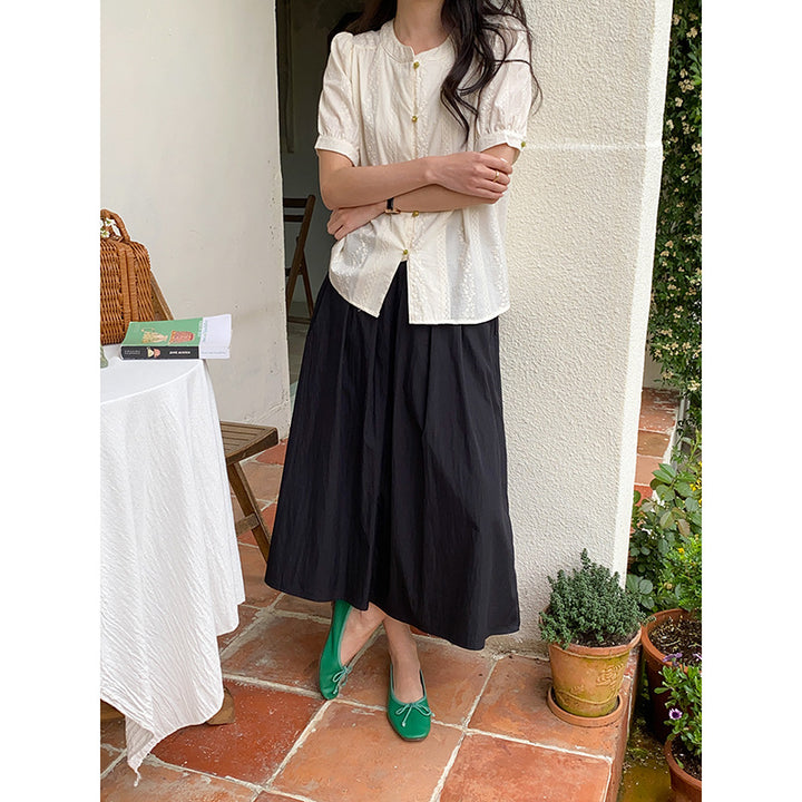 Kvinders legende designet bluse med knapdetaljer Stilla