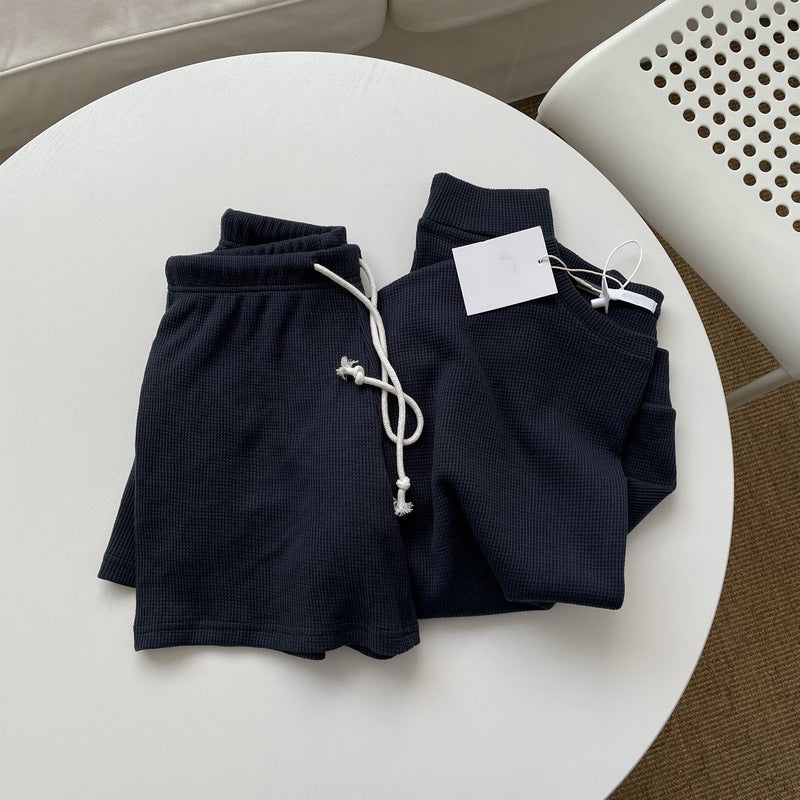 Femme Waffle Knit Loungewear Set Stilla