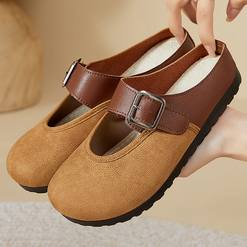 Dame Elegante Clogs med justerbar rem og komfortabel indersål Stilla