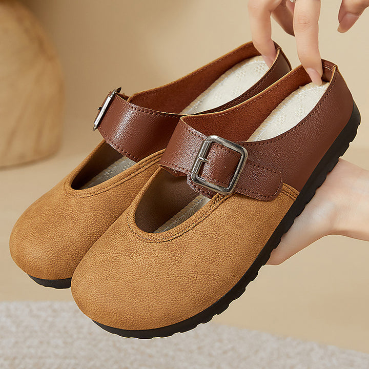 Dame Elegante Clogs med justerbar rem og komfortabel indersål Stilla