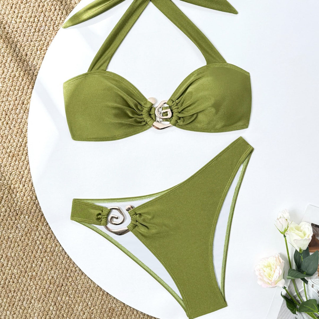 Dame Bikini-sæt med justerbare stropper og unik spænde lukning Stilla