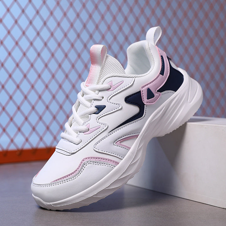 Dame nan moderne Chunky-lifestyle-sneaker med åndbart mesh-fôr og stødabsorberende EVA-mellemsål Skovae