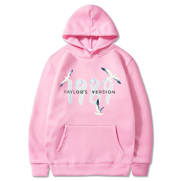 Kvinders hætte sweatshirt med kreativt fugledesign og høj kvalitet bomuld Skovae