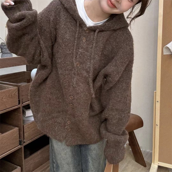 Kvinders hyggelige oversized strikket sweater Stilla