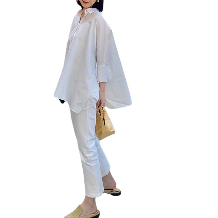 Damer asymmetrisk overshirt med afslappet pasform Stilla