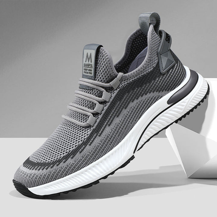 Herrer Åndbare Løbesneakers med let støddæmpningsteknologi og fleksibelt overmateriale Stilla