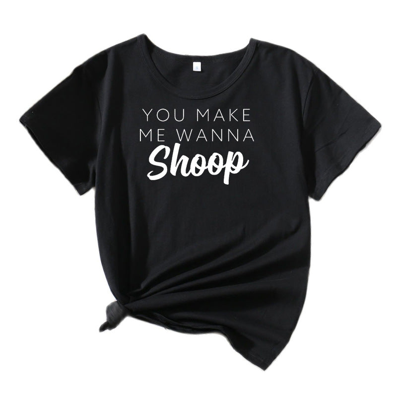 Dame Casual Statement Grafik T-shirt Stilla