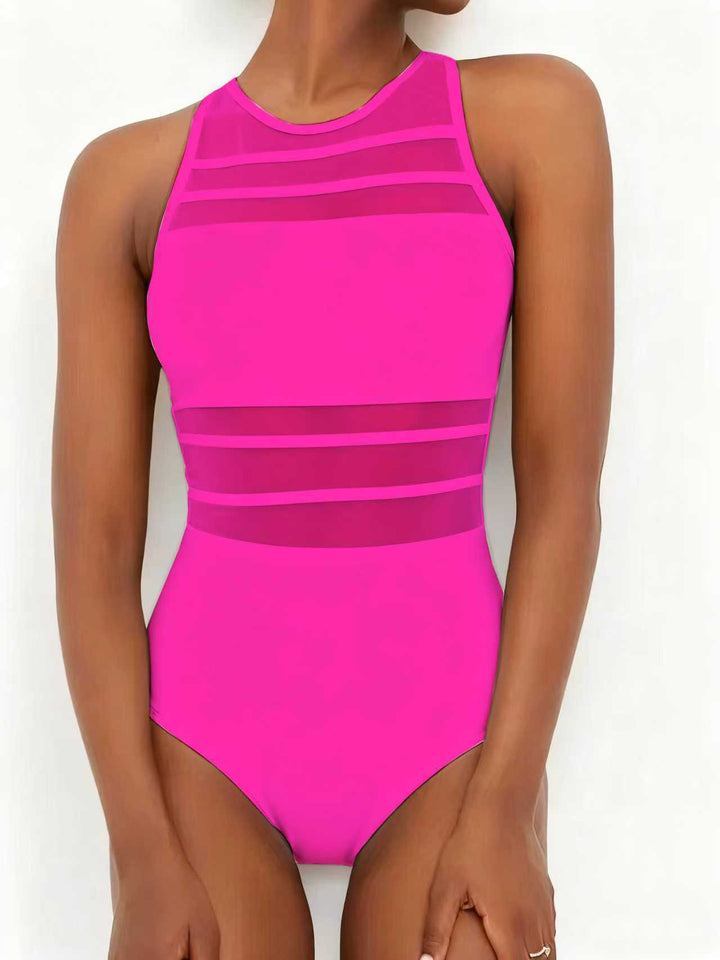 Dame Sporty jumpsuit med gennemsigtige indlæg Skovae