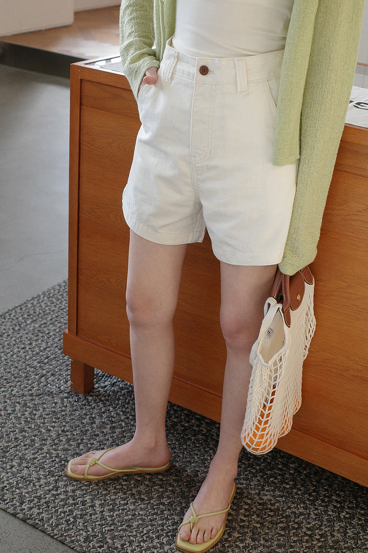 Dame afslappede Cargo-shorts med praktiske lommer og høj talje Stilla