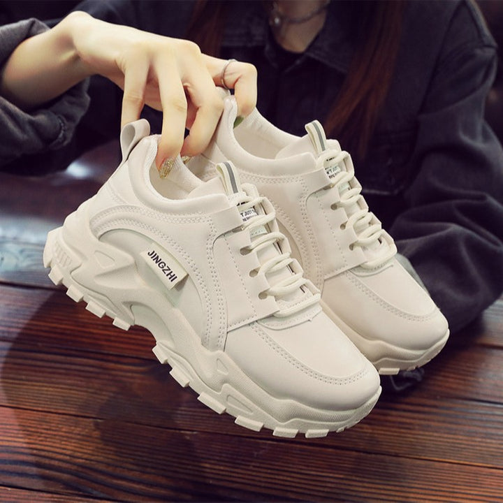 Dame Chunky Sneakers med robust overdel og skridsikker sål Stilla