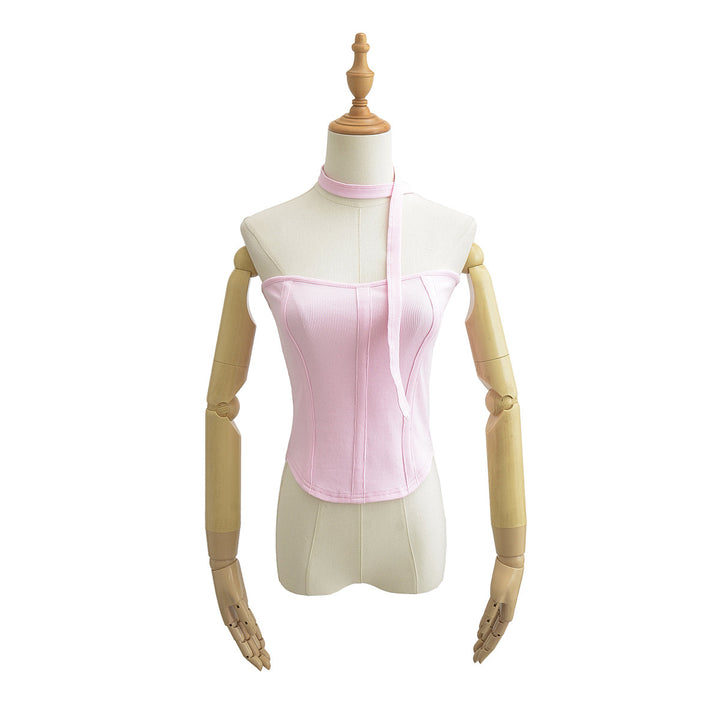 Dame Bustier-top med hudvenligt design og justerbare stropper Stilla
