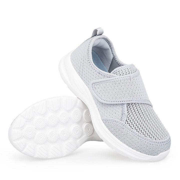 Unisex nan åndbar komfort halvskuh med velcro og ergonomisk dæmpning Skovae