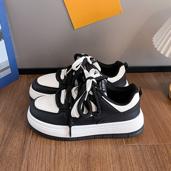 Dame Chunky Sneakers med innovativ snørebinding og dämpende sål Stilla