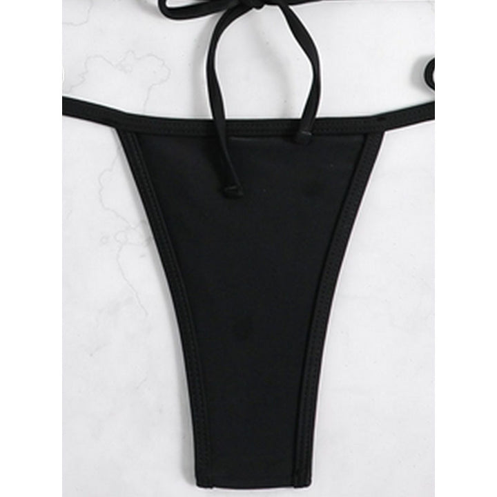Dame Cut-Out Bikini med snøre detaljer Skovae