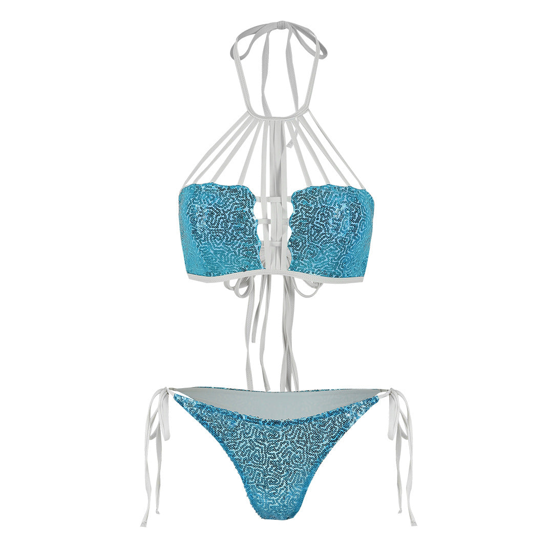 Dame Bikini-sæt med unikke cut-out-detaljer og raffinerede stropper Stilla