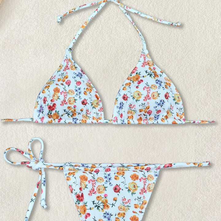 Dame blomster mønster bikini Skovae