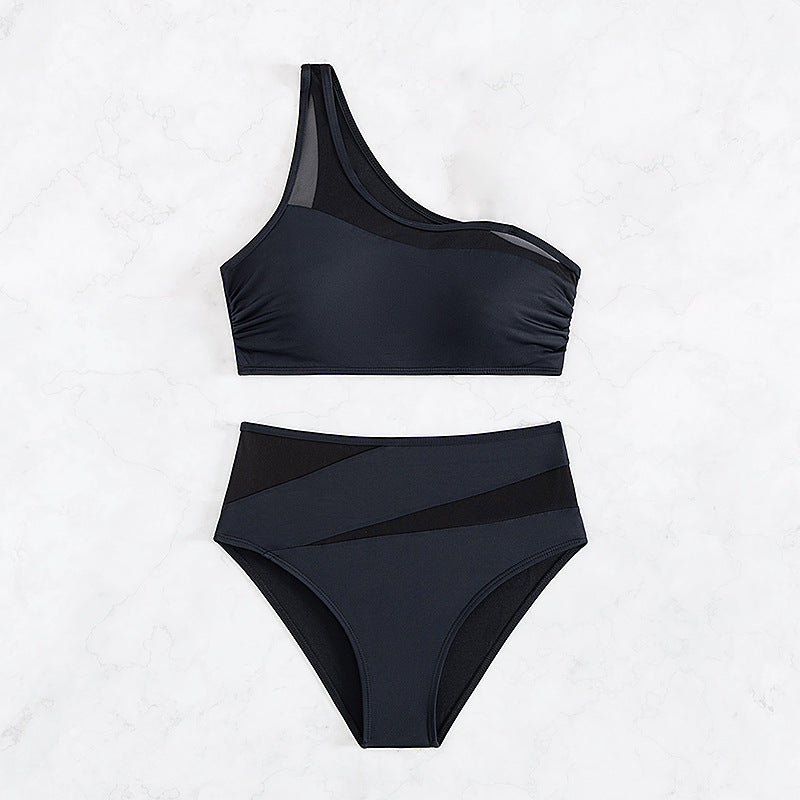 Dame En-sidet bikini med sporty design Skovae