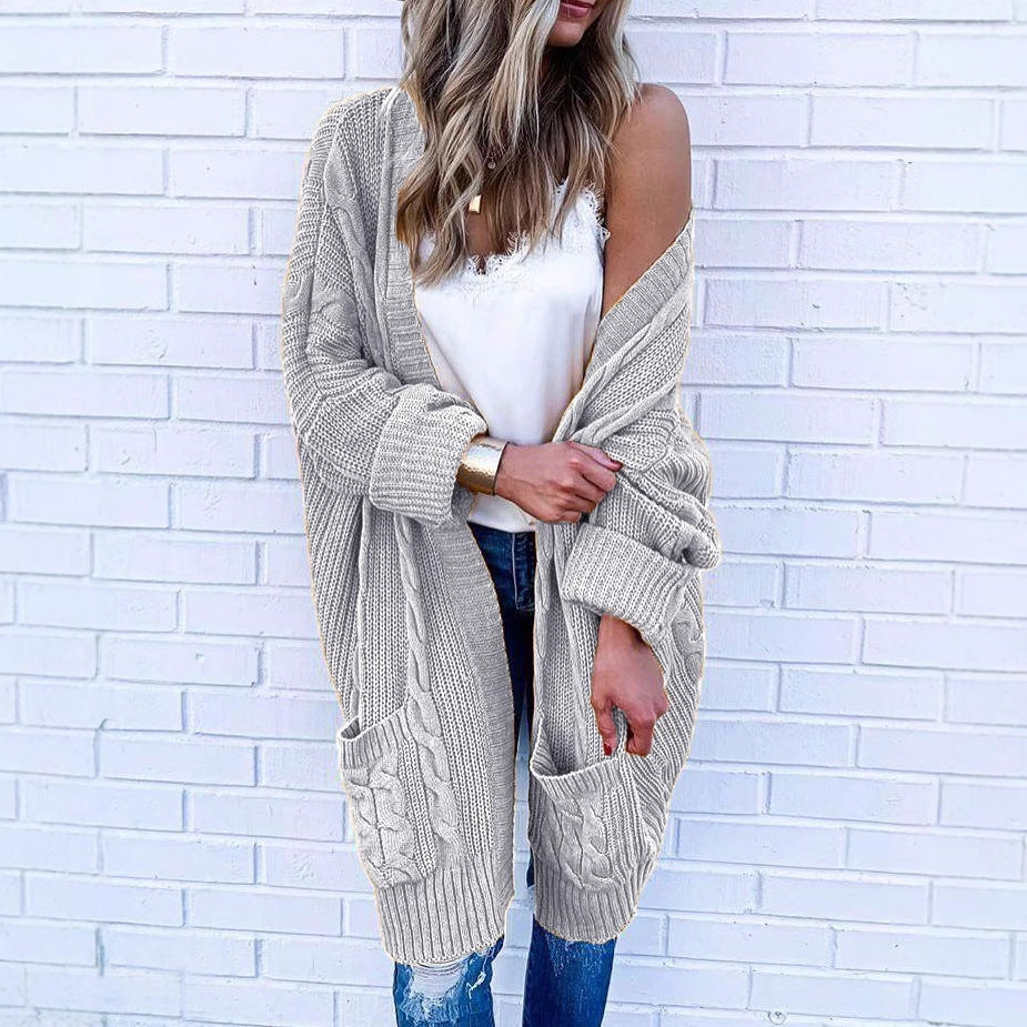 Dame cardigan i kabel strik design Stilla