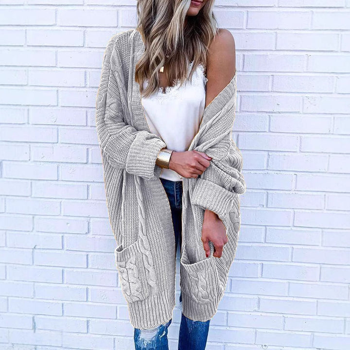 Dame cardigan i kabel strik design Stilla