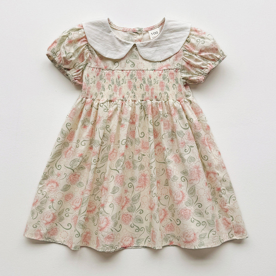Femme Vintage Floral Kjole Stilla